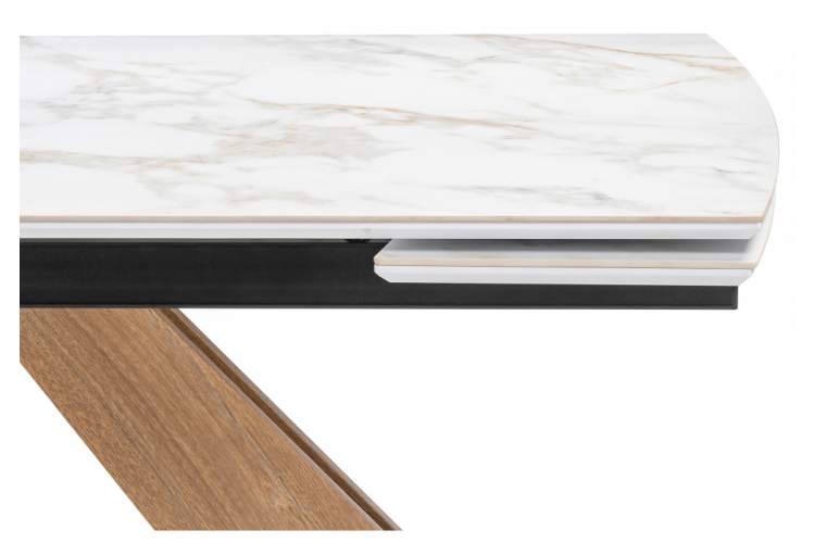 Керамический стол Шаннон 180(240)х90х79 carla larkinm / дуб монтана-7