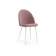Стул на металлокаркасе Дагрун пыльно-розовый / белый
