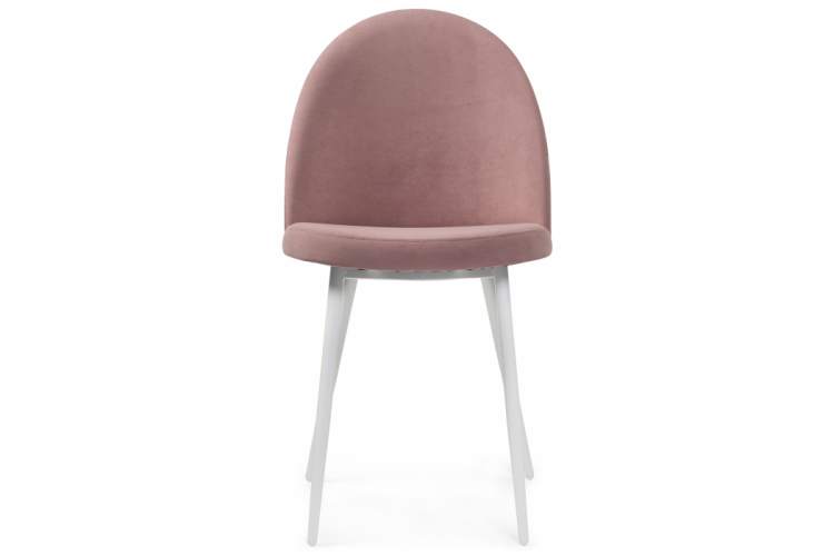 Стул на металлокаркасе Дагрун пыльно-розовый / белый-2