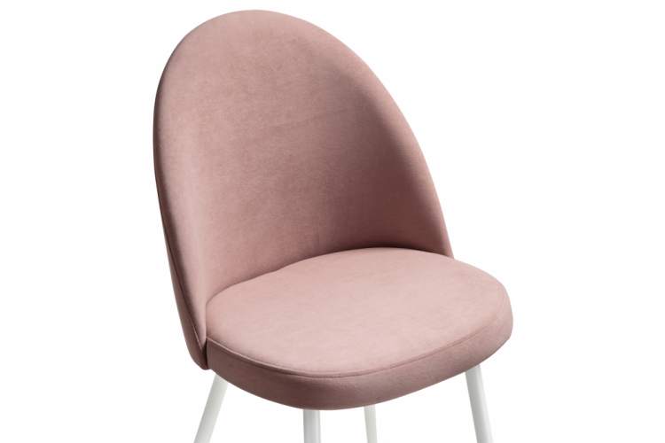 Стул на металлокаркасе Дагрун пыльно-розовый / белый-5