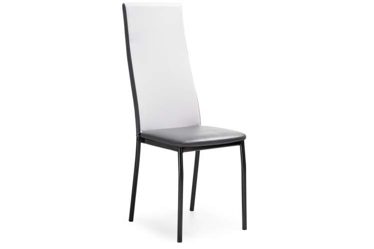 Обеденная группа Блавир белый полимер / серый полимер / метрополитан грей / черный-2