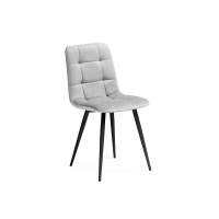 Стул на металлокаркасе Чилли светло-серый / черный