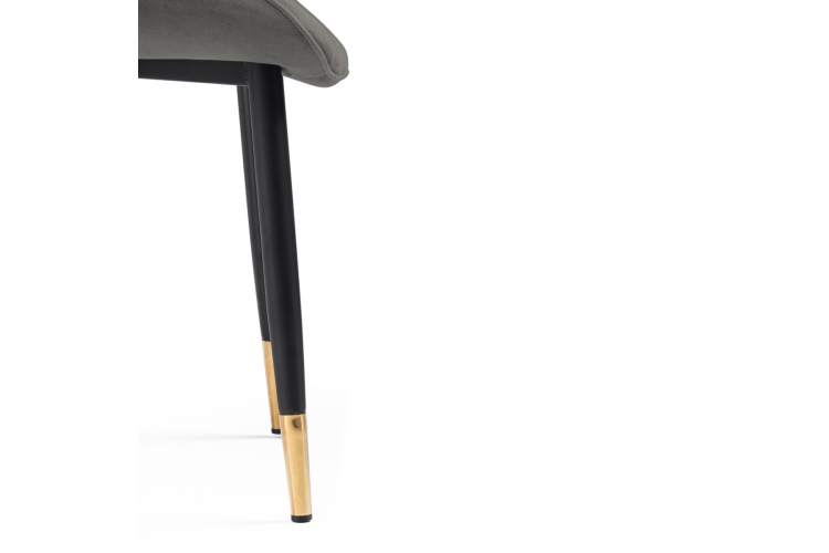 Стул на металлокаркасе Seda-1 dark gray / gold / black-9