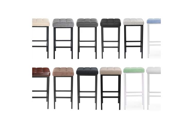 Барный стул Лофт катания изумруд / черный матовый-12