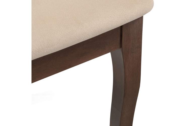 Стул деревянный Санати сливочный раф / темный орех-7