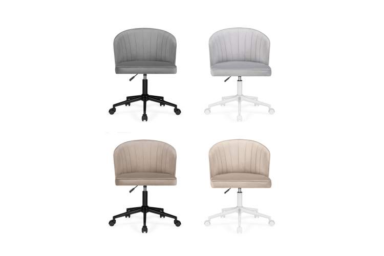 Офисное кресло Дэни бежевый / белый-9