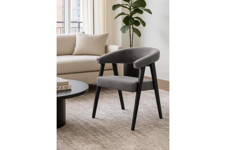 Стул деревянный Невада 2 ткань 234 / черное дерево-1