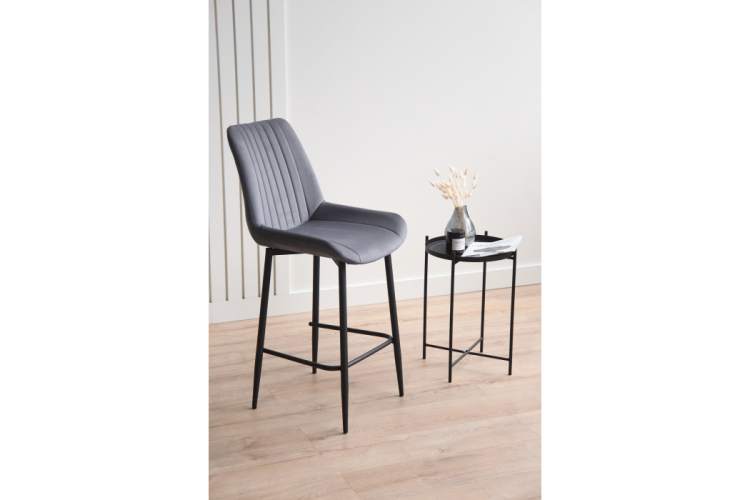 Барный стул Седа 360 темно-серый (zd 995) / черный np-2