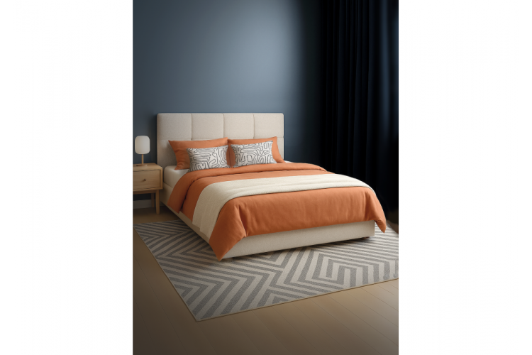 Кровать Манака 160х200 бежевая-1