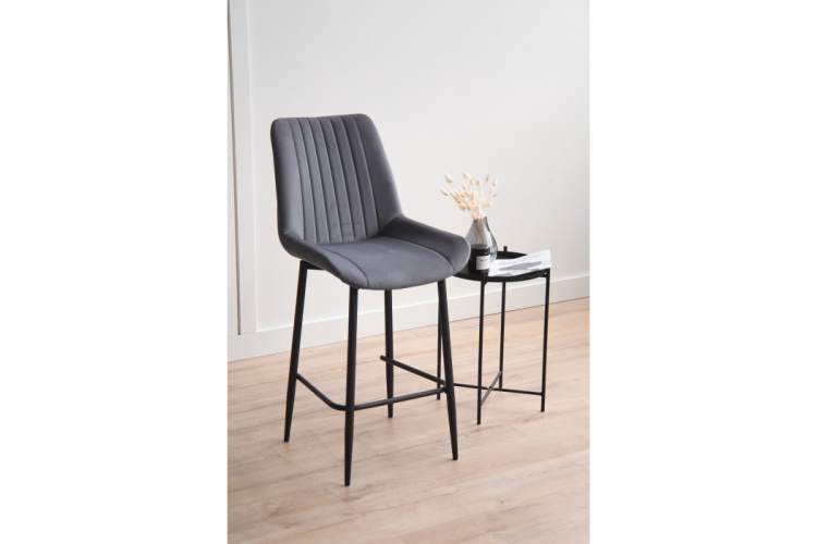 Барный стул Седа 360 темно-серый (zd 995) / черный np-1