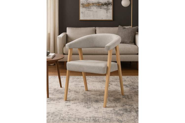 Стул деревянный Невада 2 ткань 231 / светлое дерево-1