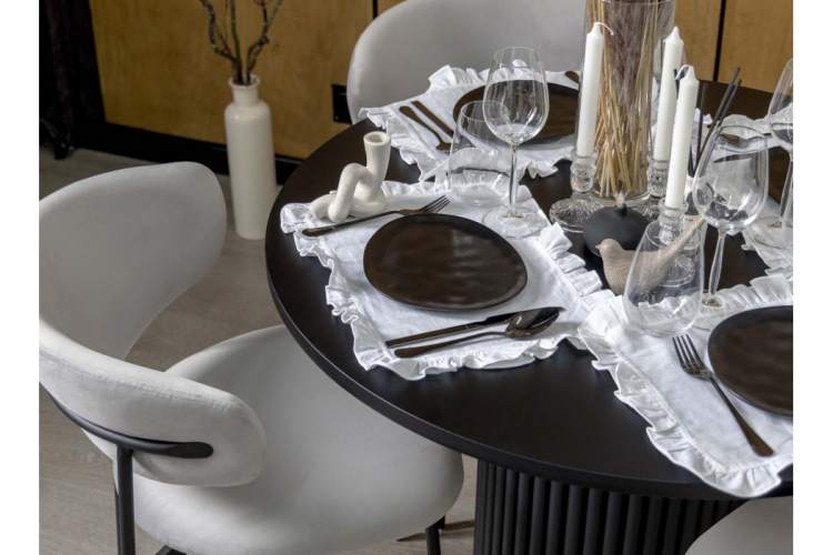 Стол деревянный Барел 90 черный / черный-3