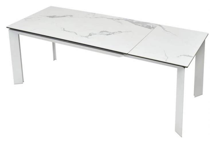 Керамический стол Cremona 140 matte statuario белый мрамор матовый / белый-2