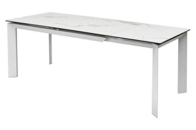 Керамический стол Cremona 140 matte statuario белый мрамор матовый / белый-3