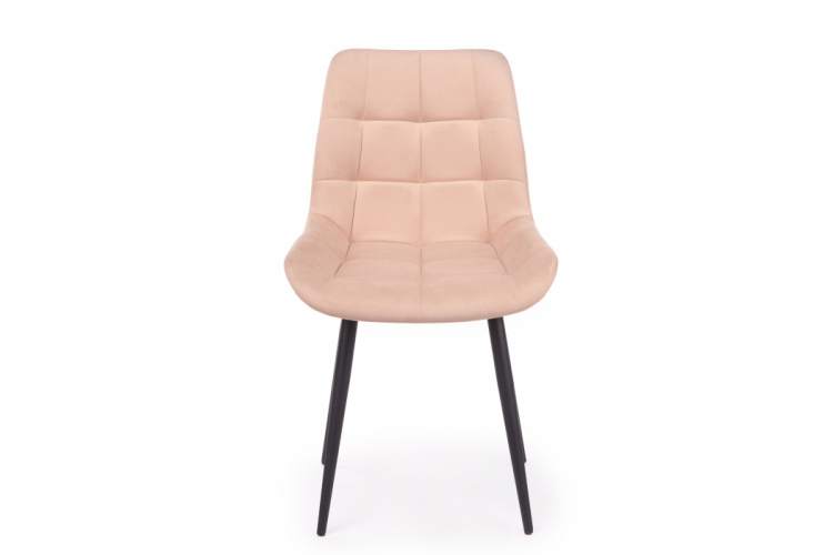 Стул на металлокаркасе Челси 360 К бежевый (zd 210) / черный np-4