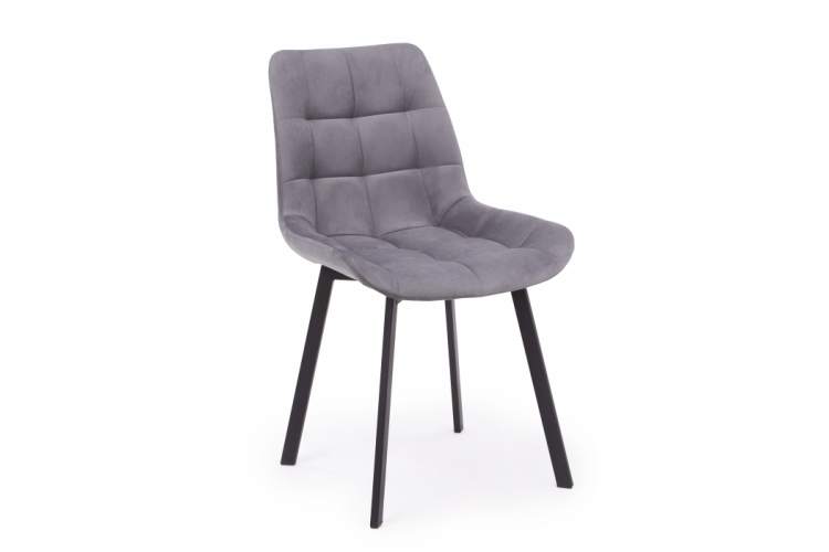 Стул на металлокаркасе Челси П темно-серый (zd 995) / черный