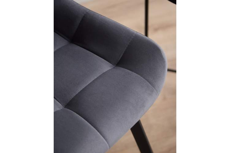 Стул на металлокаркасе Челси П темно-серый (zd 995) / черный-5