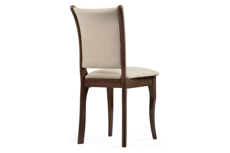 Стул деревянный Санати сливочный раф / темный орех-4