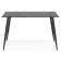 Стол стеклянный Smoke 120х80х75 clear gray / black