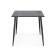 Стол стеклянный Smoke 120х80х75 clear gray / black
