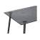 Стол стеклянный Smoke 120х80х75 clear gray / black