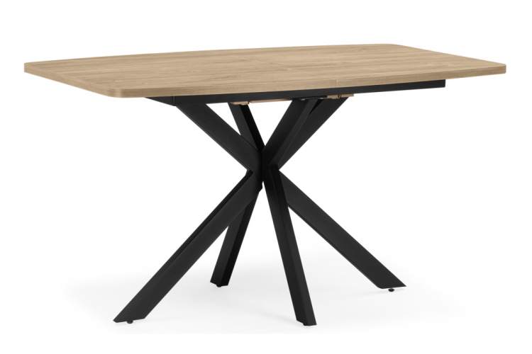 Стол деревянный Индиана 130x80 дуб кунео / черный