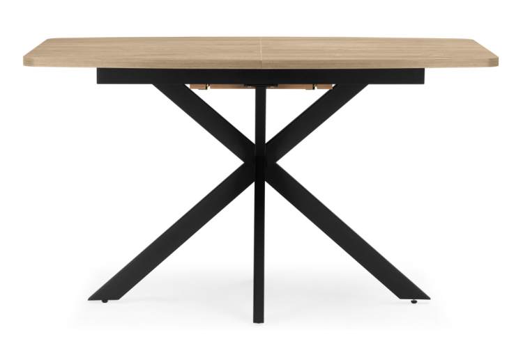 Стол деревянный Индиана 130x80 дуб кунео / черный-1