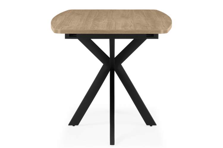 Стол деревянный Индиана 130x80 дуб кунео / черный-2