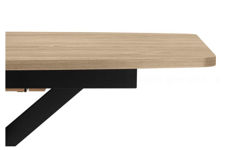 Стол деревянный Индиана 130x80 дуб кунео / черный-4