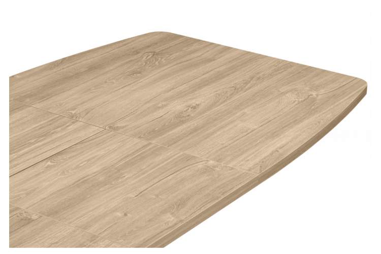 Стол деревянный Индиана 130x80 дуб кунео / черный-5