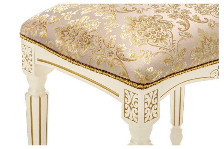 Банкетка Беттино патина золото / бежевый-3