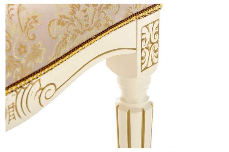 Банкетка Беттино патина золото / бежевый-7