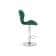 Барный стул Porch green / chrome