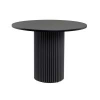 Стол деревянный Барел 90 черный / черный