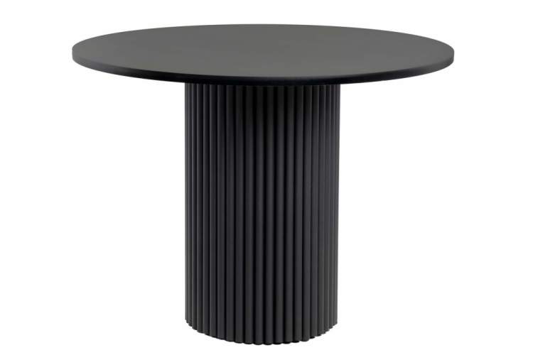 Стол деревянный Барел 90 черный / черный