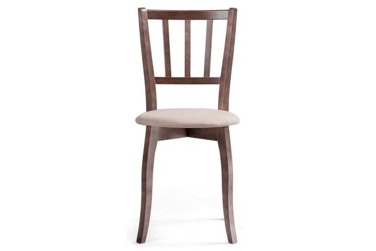 Стул деревянный Айра бежевый / орех-1