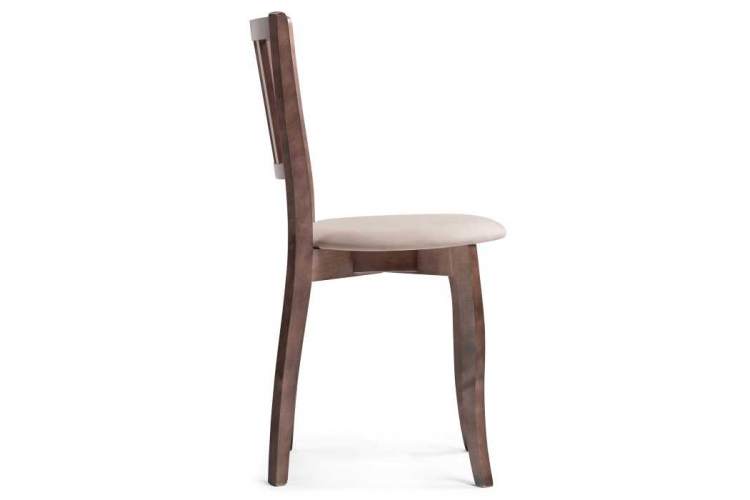 Стул деревянный Айра бежевый / орех-2