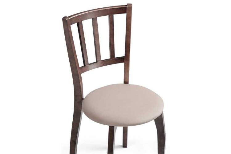 Стул деревянный Айра бежевый / орех-4