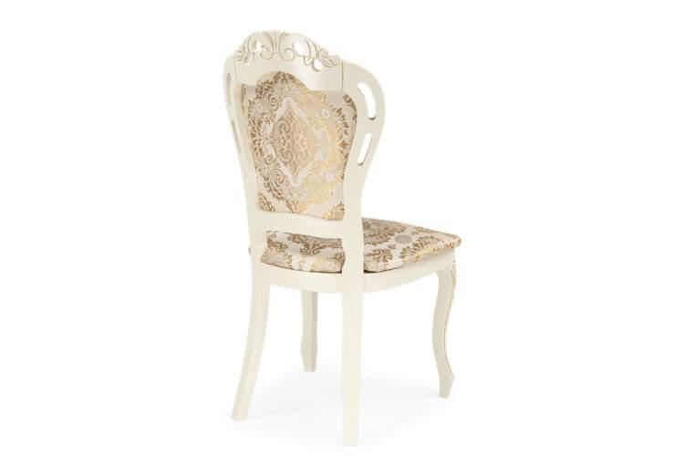 Стул деревянный Bronte молочный / патина-8