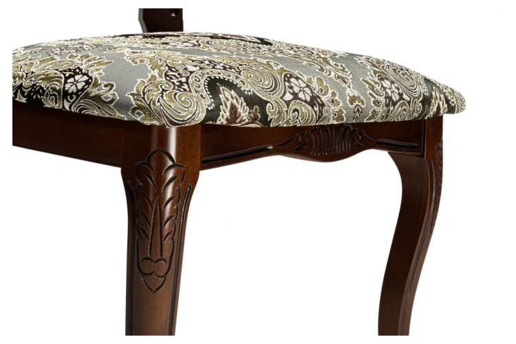 Стул деревянный Bronte вишня / патина-11