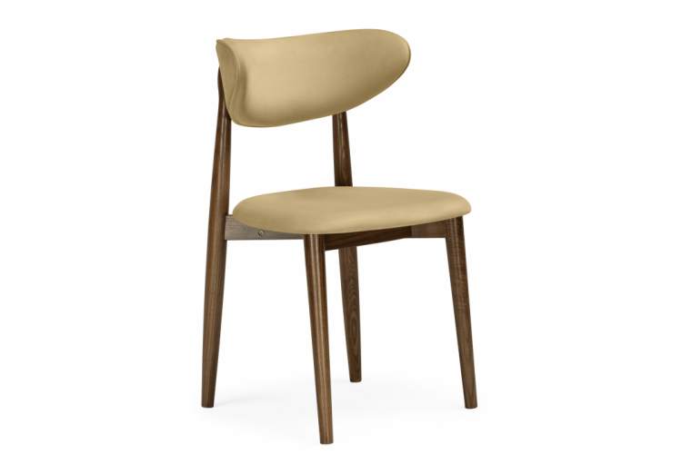 Стул деревянный Фарго бежевый / миланский орех
