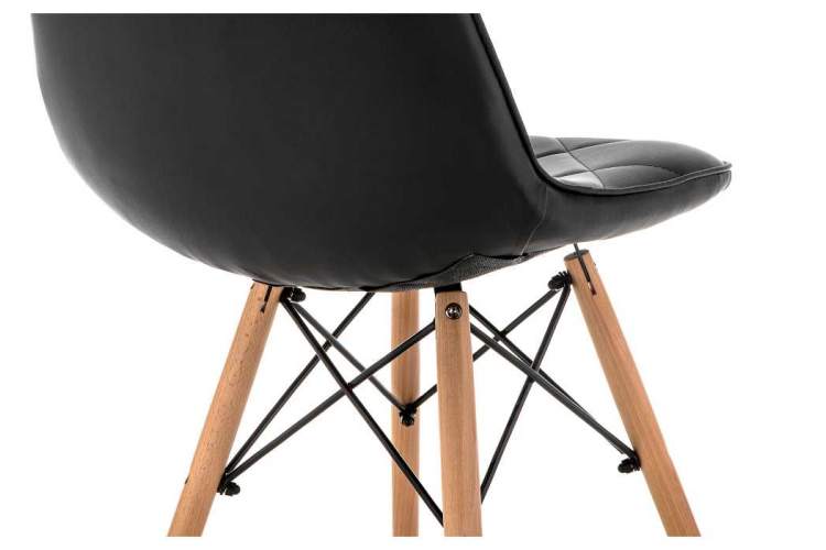 Kvadro 1 black / wood Стул деревянный-7