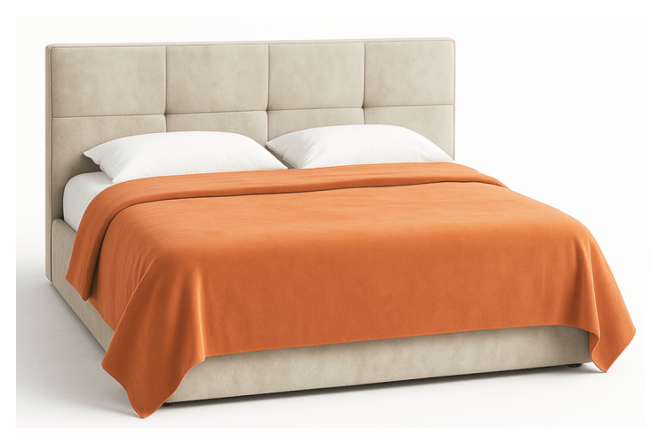 Кровать Манака 160х200 бежевая