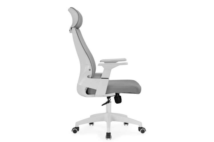 Компьютерное кресло Flok gray / white-3