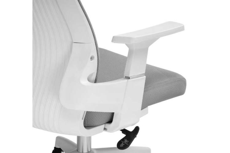 Компьютерное кресло Flok gray / white-6
