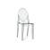 Пластиковый стул Victoria clear gray