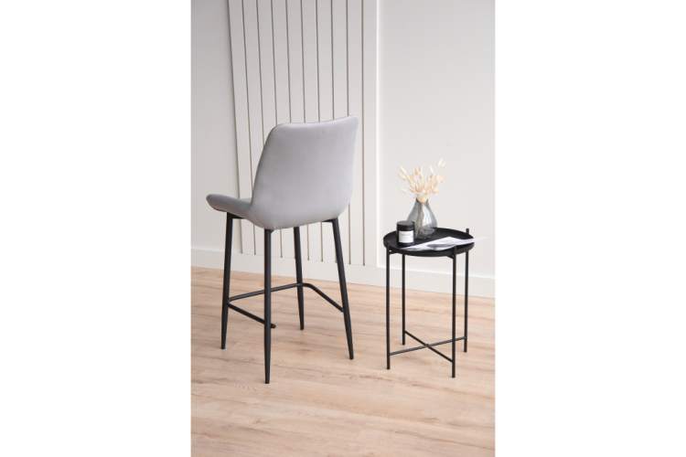 Барный стул Седа светло-серый (zd 960) / черный-8