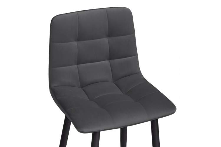 Барный стул Симпл темно-серый / черный-9