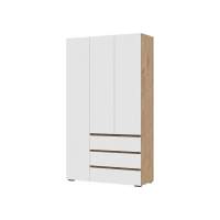 Шкаф Элла ШК 06 белый / дуб крафт золото