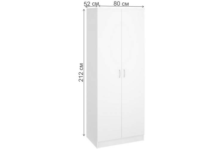 Адайн ШК-20 белое дерево / белое дерево Шкафы-1